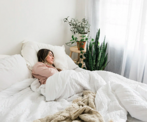 Woman sleeping