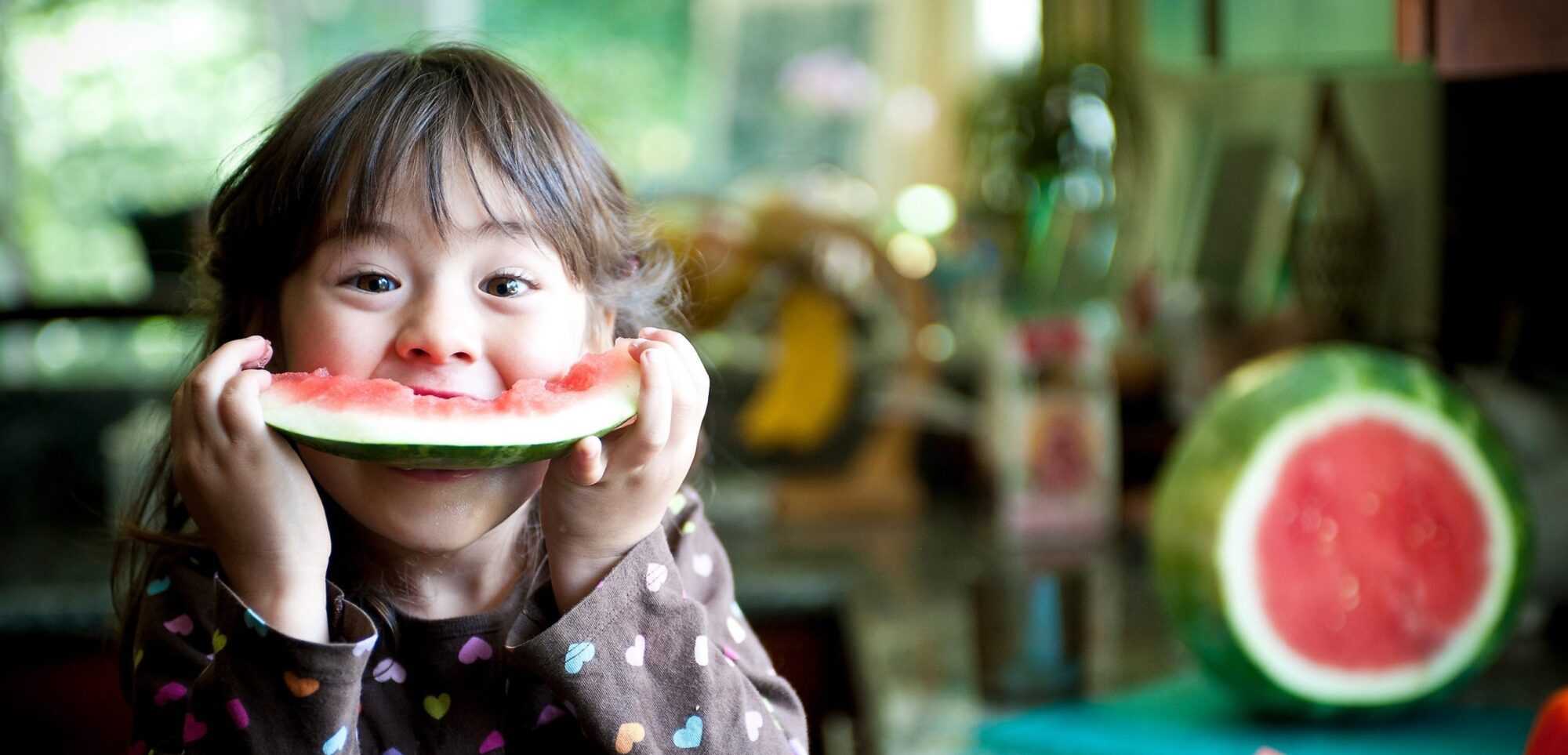 Child Eating Watermelon Child Eating Watermelon