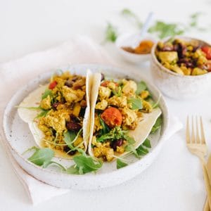 Tempeh Breakfast Burrito