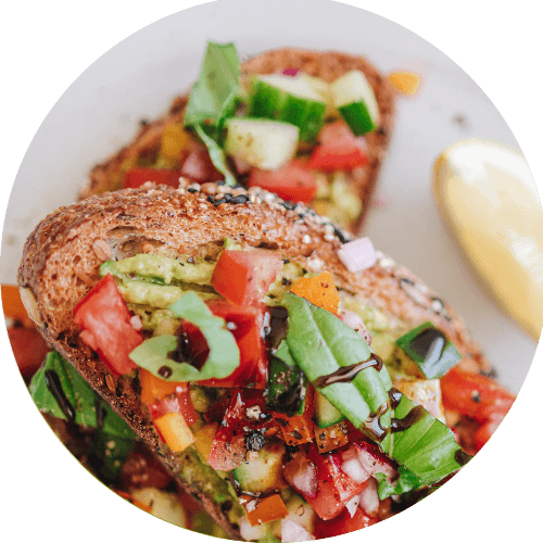 Cucumber Bruschetta