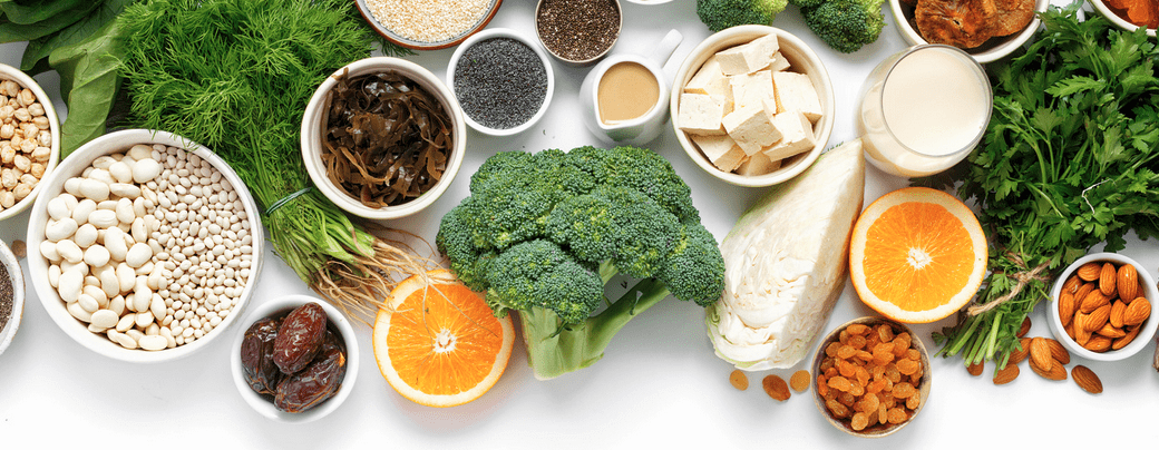 Calcium plant foods