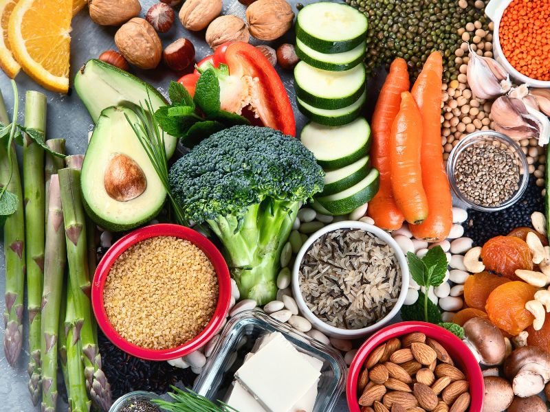 WFPB food spread