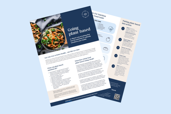 Going Plant Based Handout